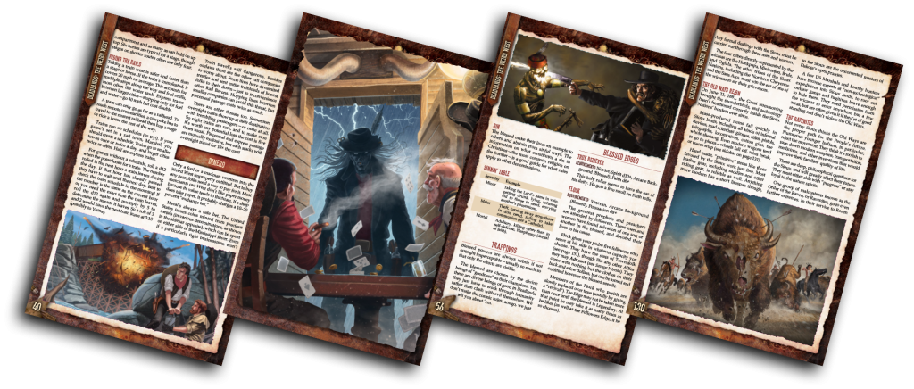 Deadlands Core Rulebook page example 2