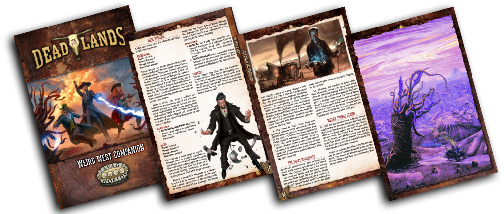 Weird West Companion page example