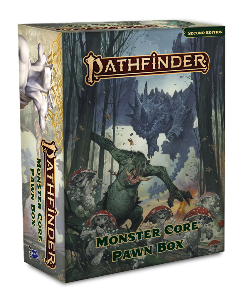 Pathfinder Monster Core Pawn Box presents over 400 enemies, beatifully illustrated, on sturdy card stock.