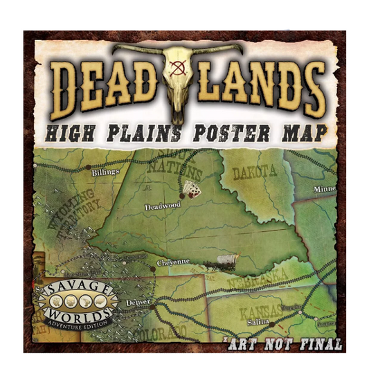 Deadlands: The Weird West - High Plains Poster Map