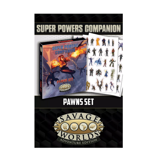 Savage Worlds Super Powers Pawns Boxed Set 1