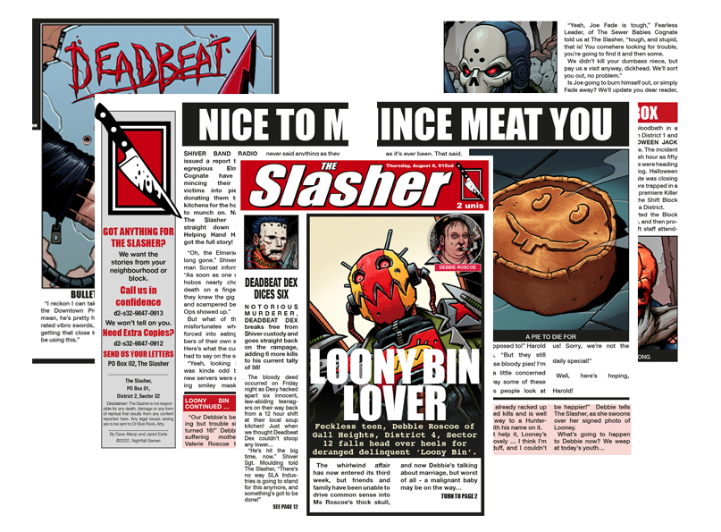 SLA Industries 2nd Edition: The Slasher, Issue One