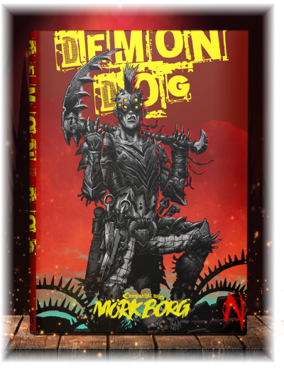 Demon Dog book - Compatible with Mork Borg