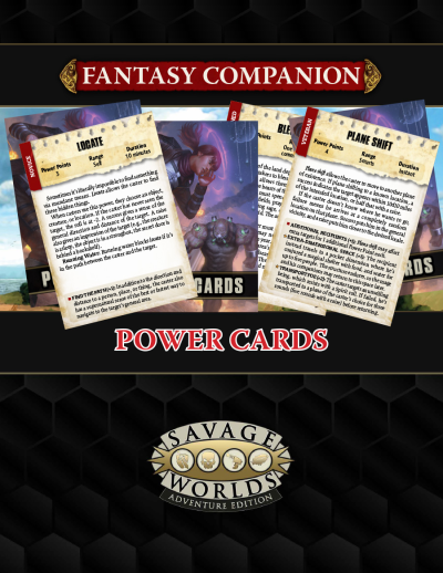 Fantasy Power Cards