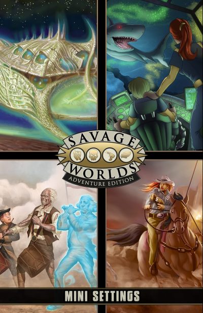 Savage Worlds GM Screen and Mini Settings cover