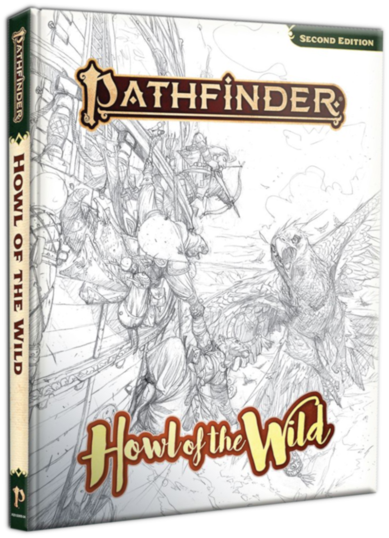 Pathfinder - Howl of the Wild Sketch cover