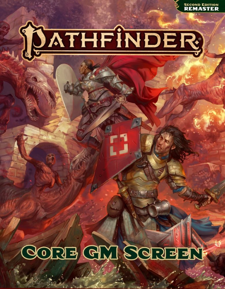 Pathfinder Remastered Core GM Screen