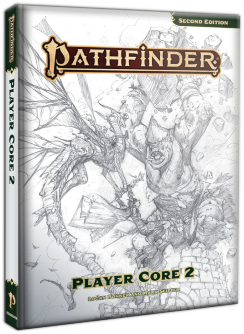 Pathfinder Player Core 2 Sketch Cover