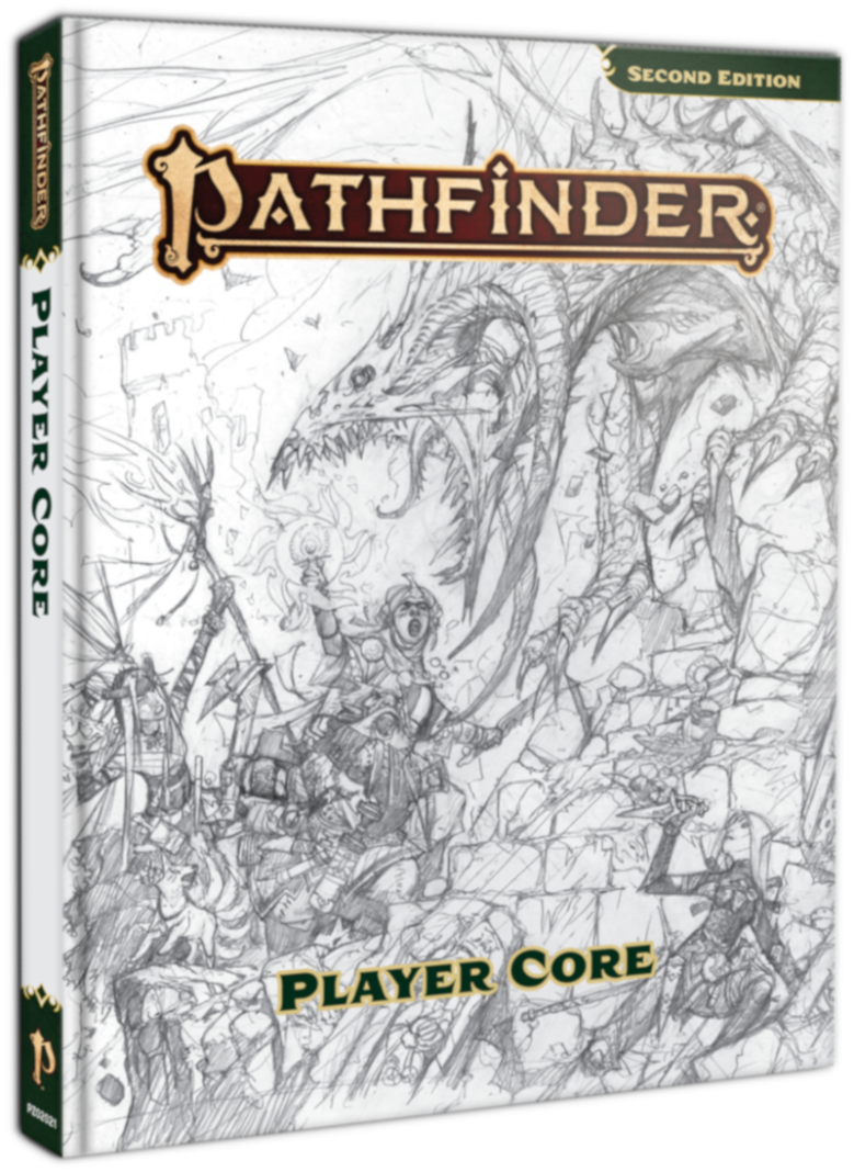 Pathfinder Player Core Sketch Cover