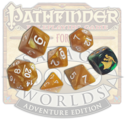 Pathfinder for Savage Worlds Dice Set