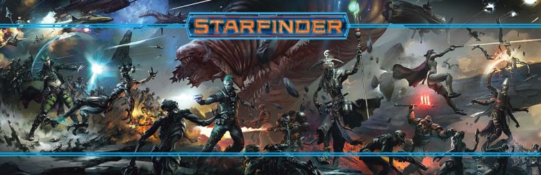 Starfinder screen artwork spread