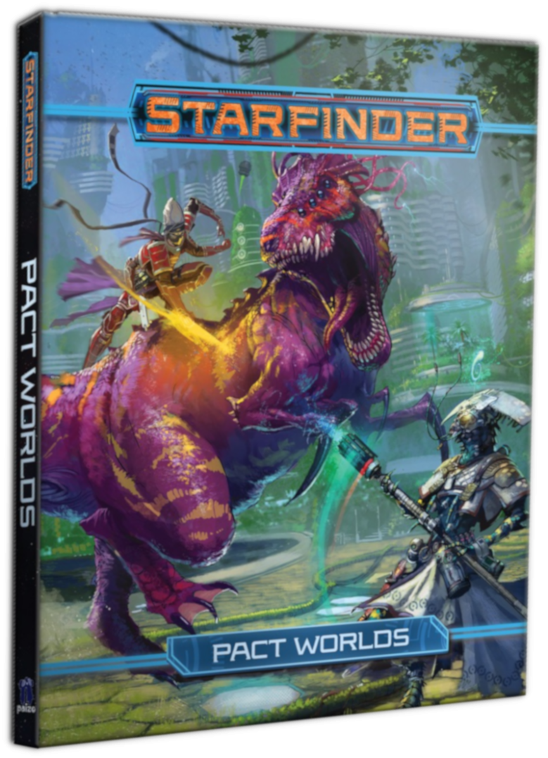 Pact Worlds campaign setting & gazetteer for Starfinder