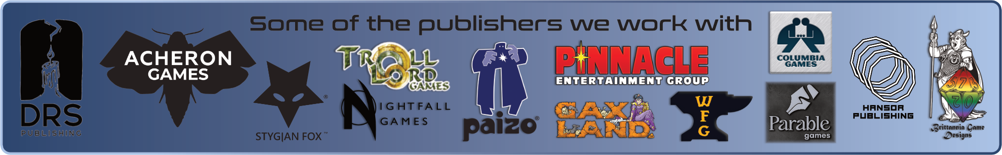 Publisher banner for Retailer page