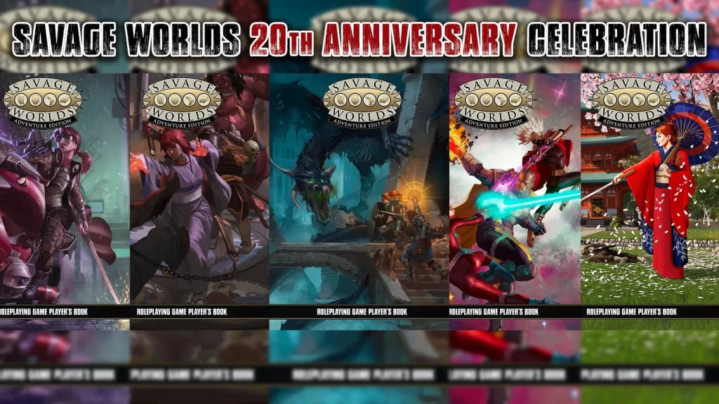 Savage Worlds 20th Anniversary banner