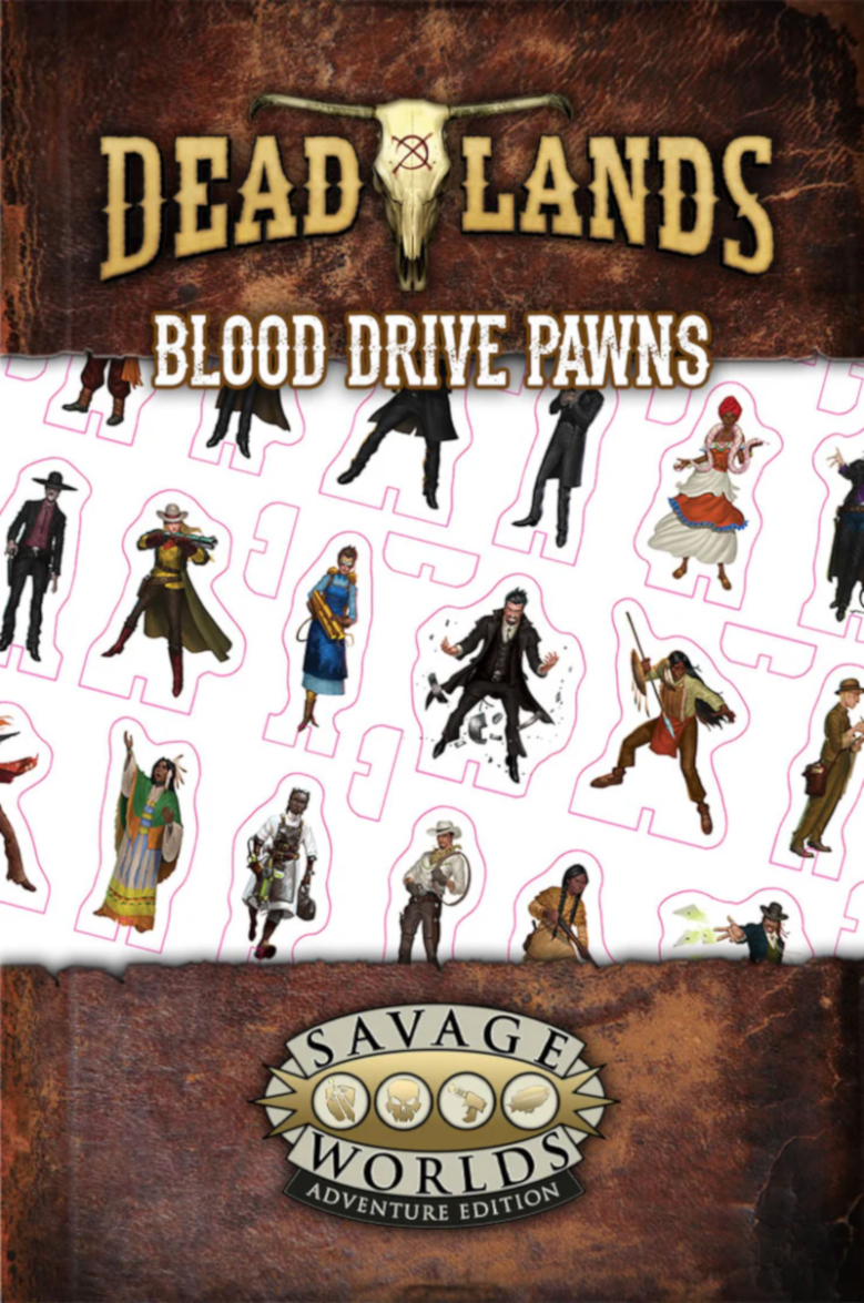 Deadlands Weird West Blood Drive Pawns