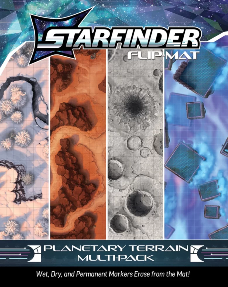 Starfinder Flip Mat Planetary Terrain Multi-Pack