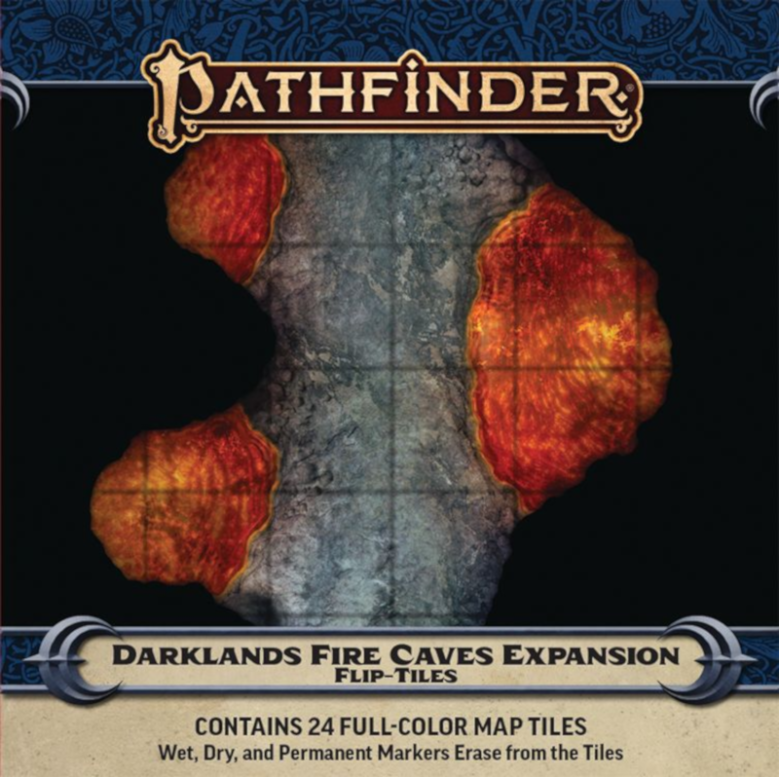 Pathfinder Flip-Tiles Darklands Fire Caves Expansion