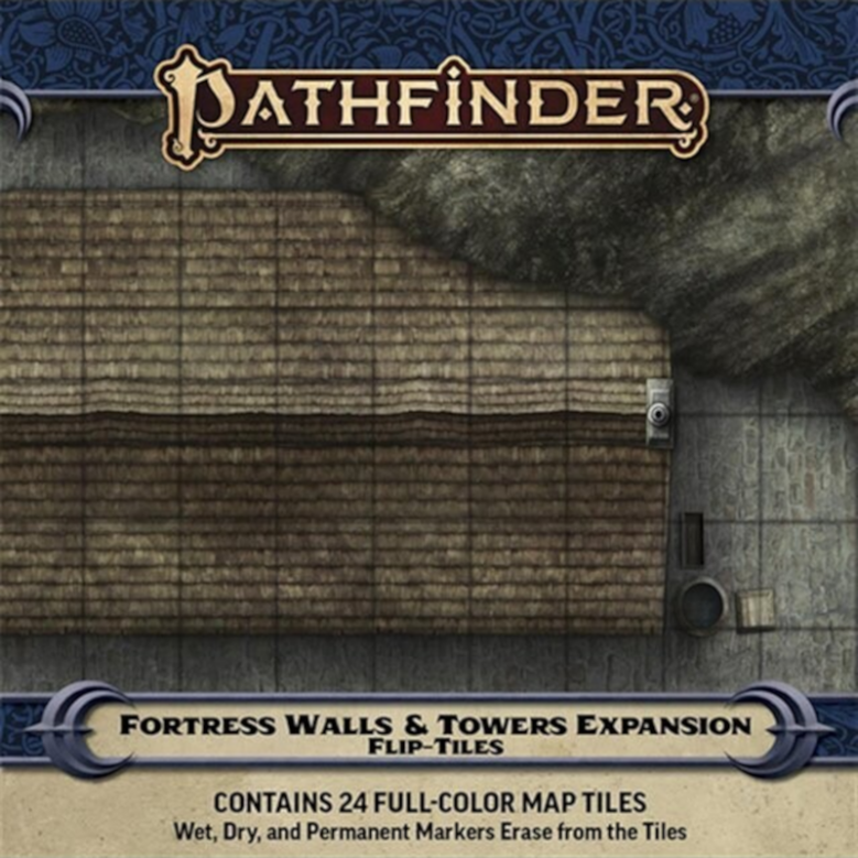 Pathfinder Flip-Tiles Fortress Walls & Towers