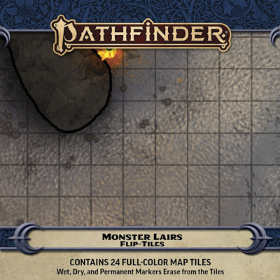 Pathfinder Flip-tiles Monster Lairs Expansion cover art