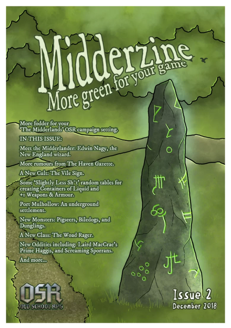 Midderzine Issue 2 cover