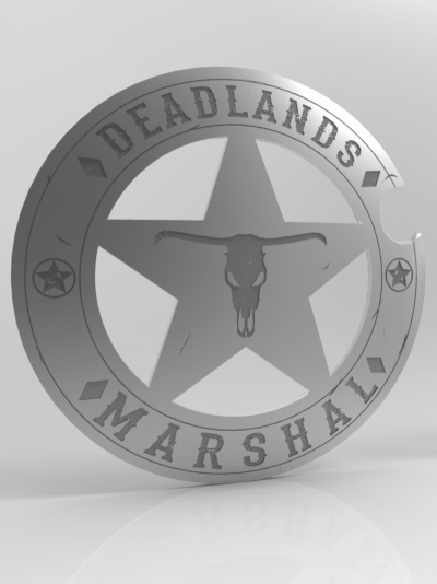 Deadlands Marshall's Badge