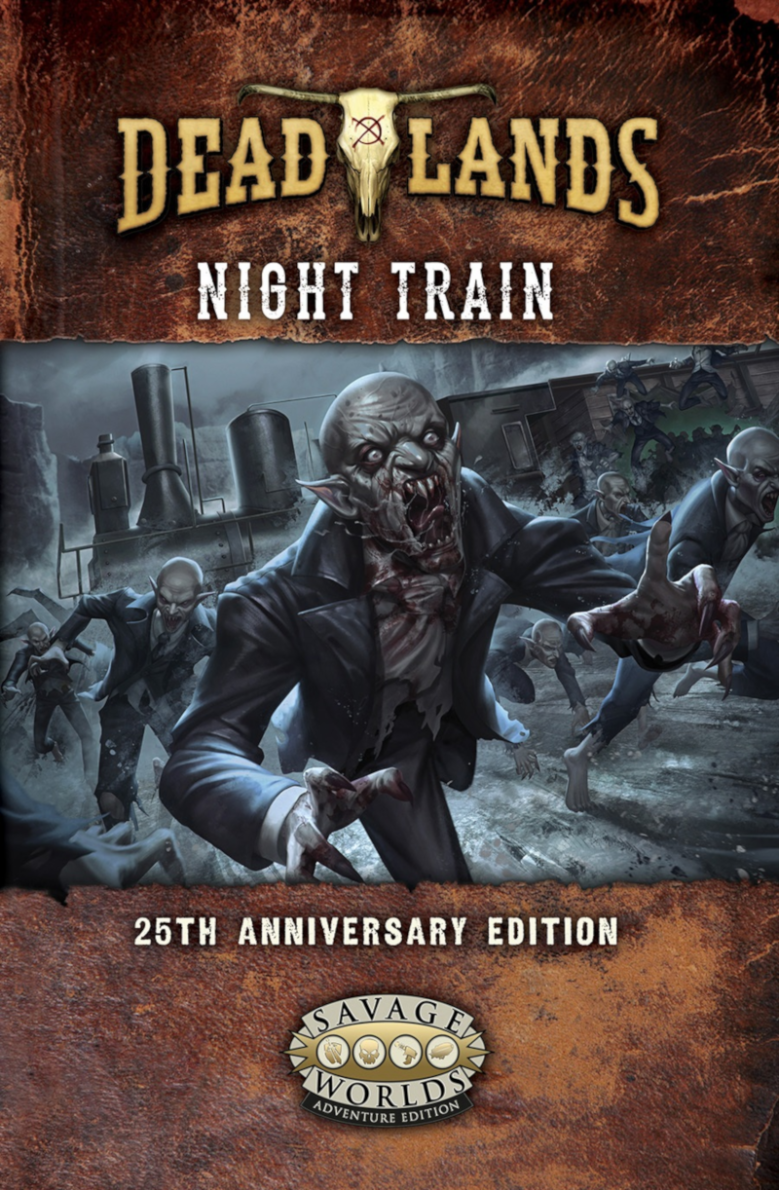 Night Train 25th Anniversary book art