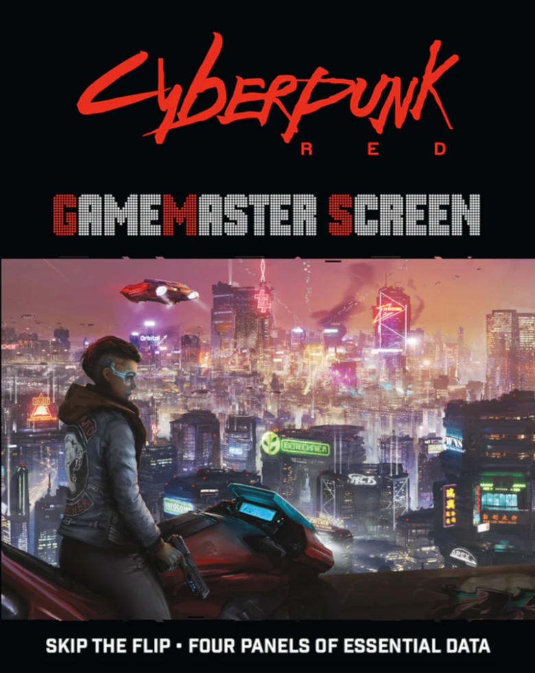 Cyberpunk RED Gamemaster Screen cover
