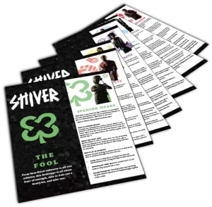 Shiver Slasher Starter Set Characters