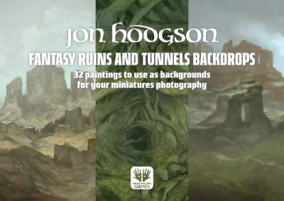 Fantasy Tunnels and Ruins Backdrops