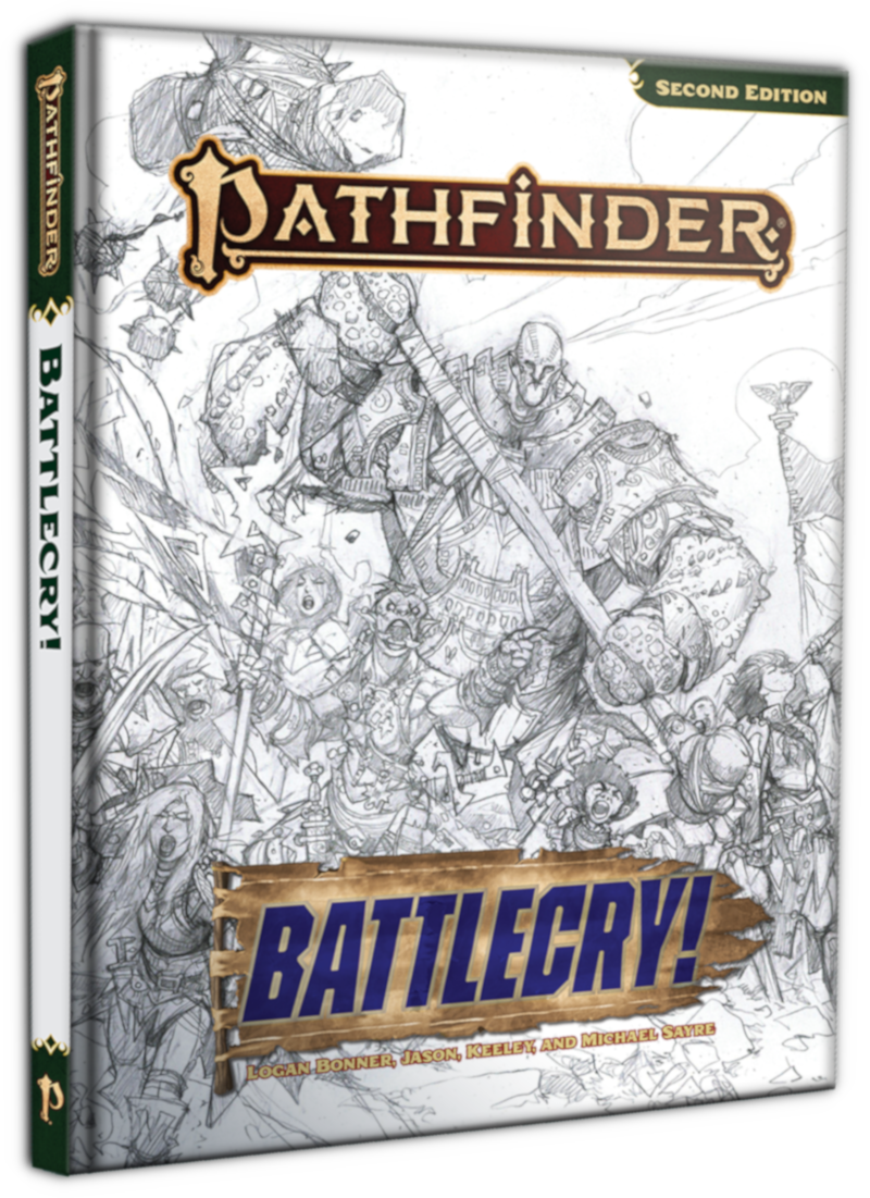 Pathfinder Battlecry Sketch Cover