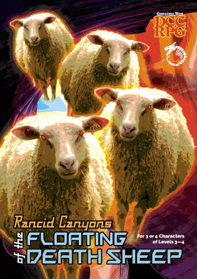 Rancid Canyons of the Floating Death Sheep for Dungeon Crawl Classics