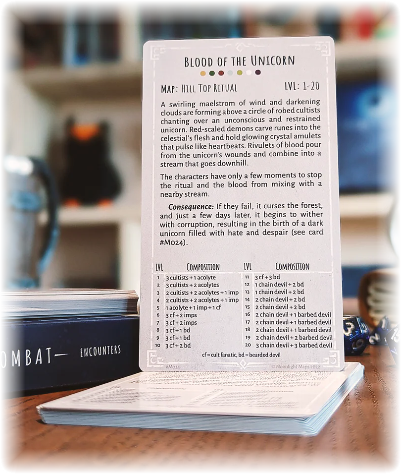 Combat Encounter Deck Example