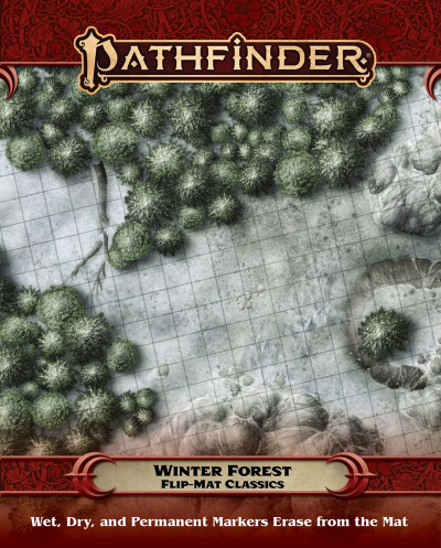 Including a frozen lake and a snow-draped cave entrance, Flip-Mat Classic: Winter Forest makes the perfect setting for forays into the bone-chilling cold!