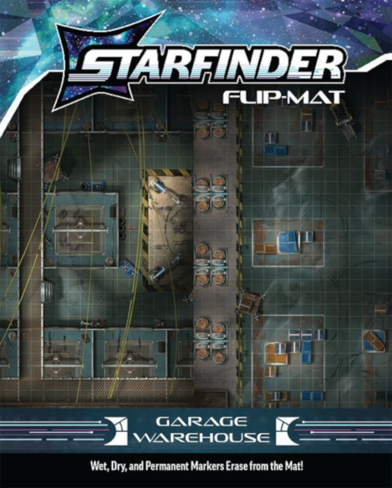 Starfinder Flip-Mat Garage Warehouse