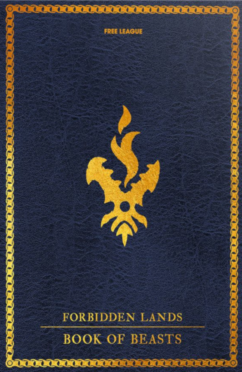 Book of Beasts for Forbidden Lands cover