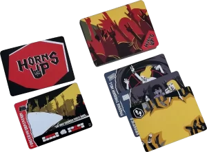 Horns Up! Black Deck card example