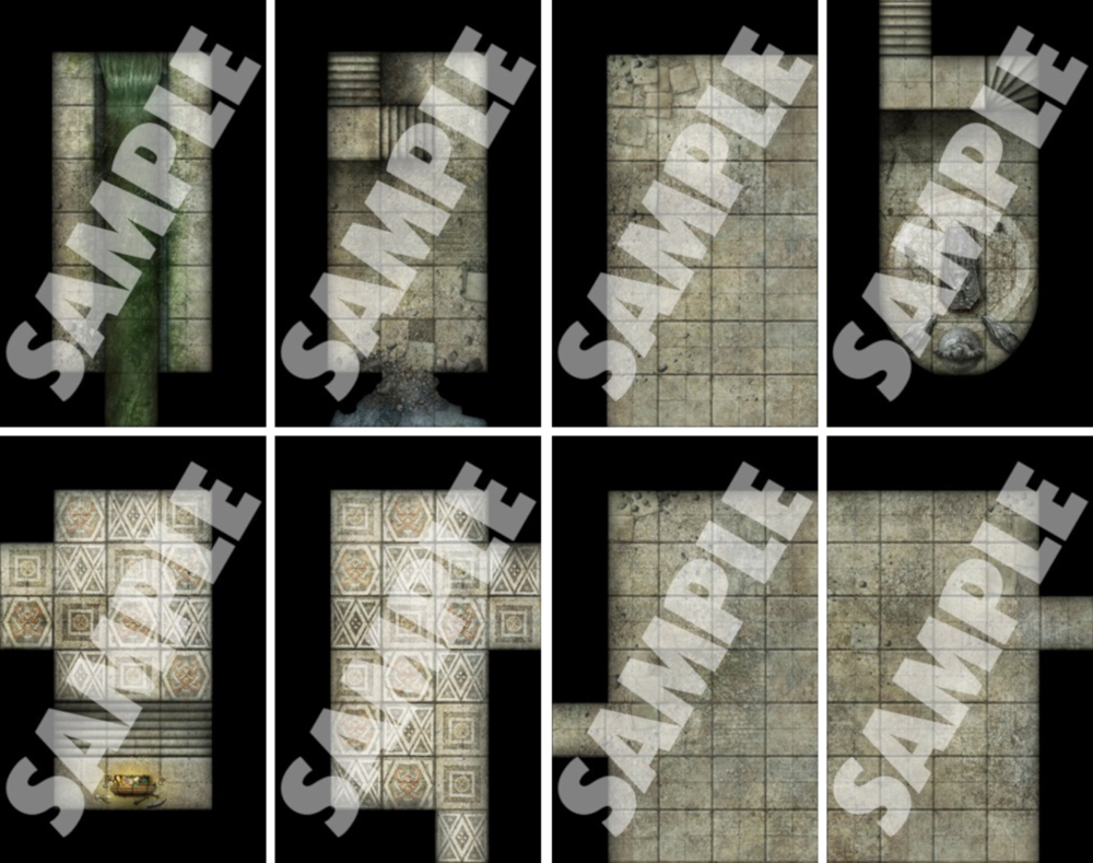 Pathfinder Map Pack Secret Rooms examples