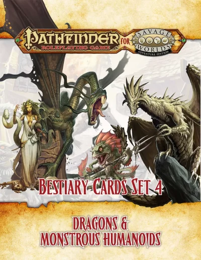 Pathfinder for Savage Worlds Bestiary Cards Set 4