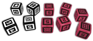 The Electric State Dice Set Detail