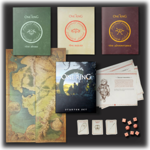 The One Ring Starter Set Box contents