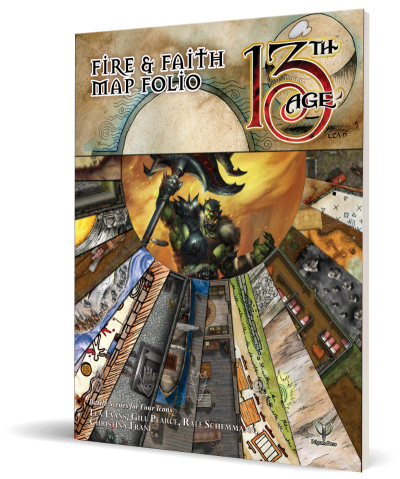 Fire & Faith- Battle Scenes for Four Icons Map Folio Cover
