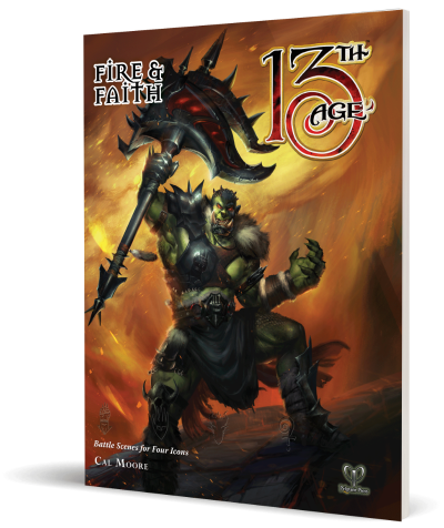 Fire & Faith- Battle Scenes for Four Icons cover