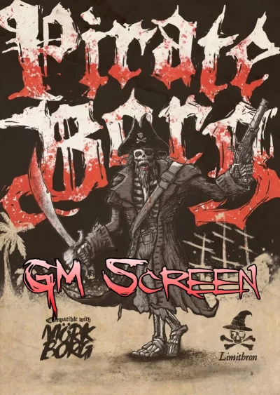 Pirate Borg GM Screen TN