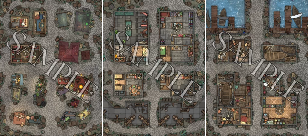 Tome of Maps City Edition Examples