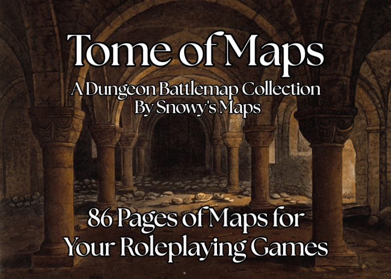 Tome of Maps Dungeon Edition cover