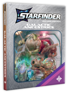 Starfinder Galactic Ancestries Retailer cover book