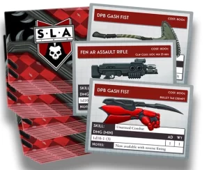 Weapons cards