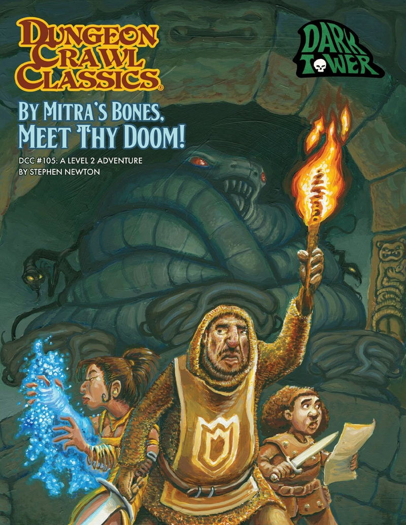 DCC #105 - By Mitra's Bones Meet Thy Doom cover