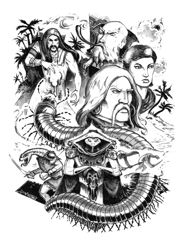 DCC #109 Beneath the Isle of the Serpents art example