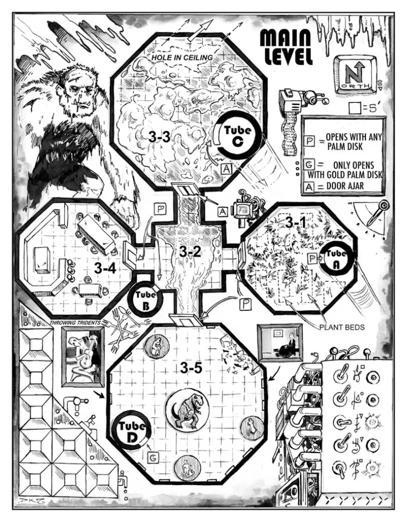 Frozen in Time map example